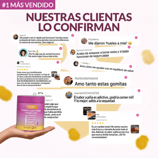 Gomitas Probiótico de Olmo Resbaladizo para Mujeres